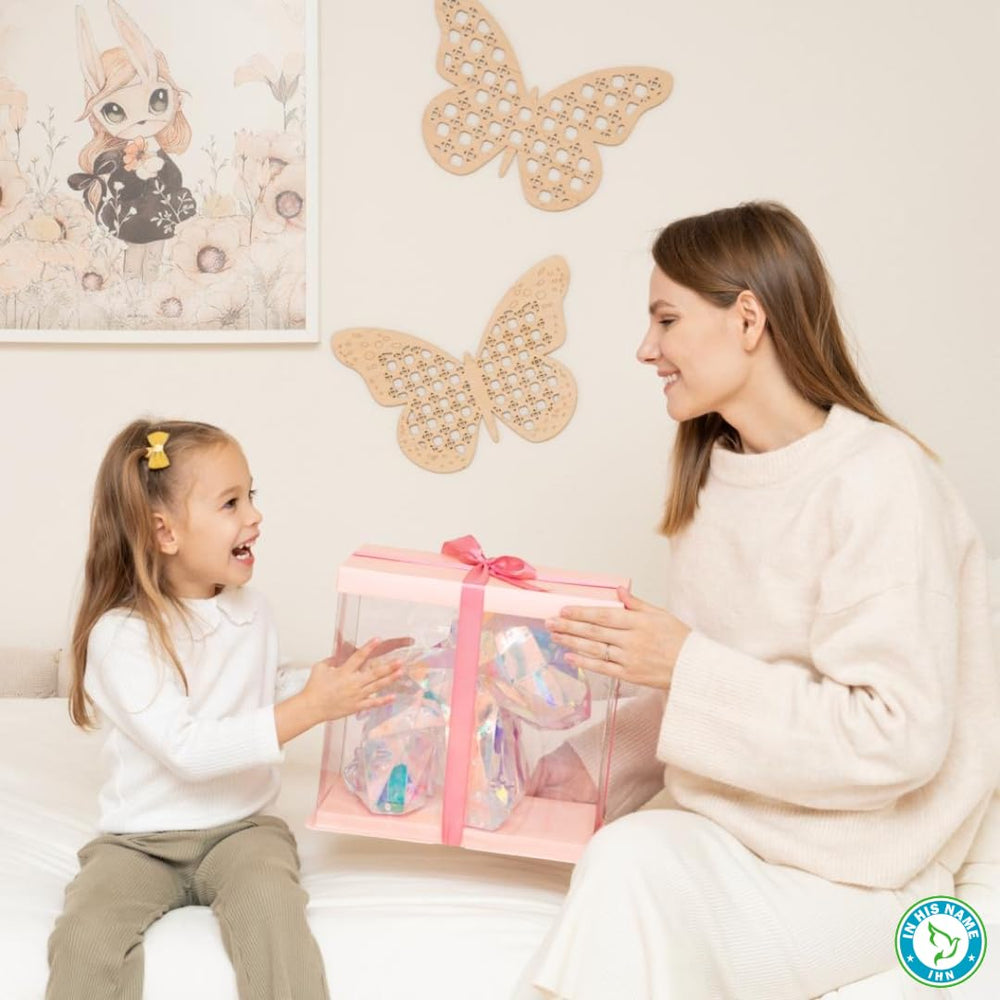 In His Name 3D LED holographic design enhances kids' decor with color