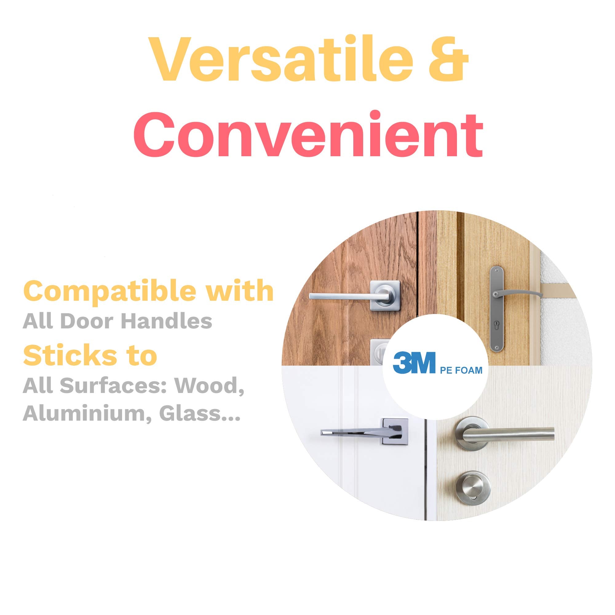Inaya 3M adhesive close-up shows durable, no-drill install.