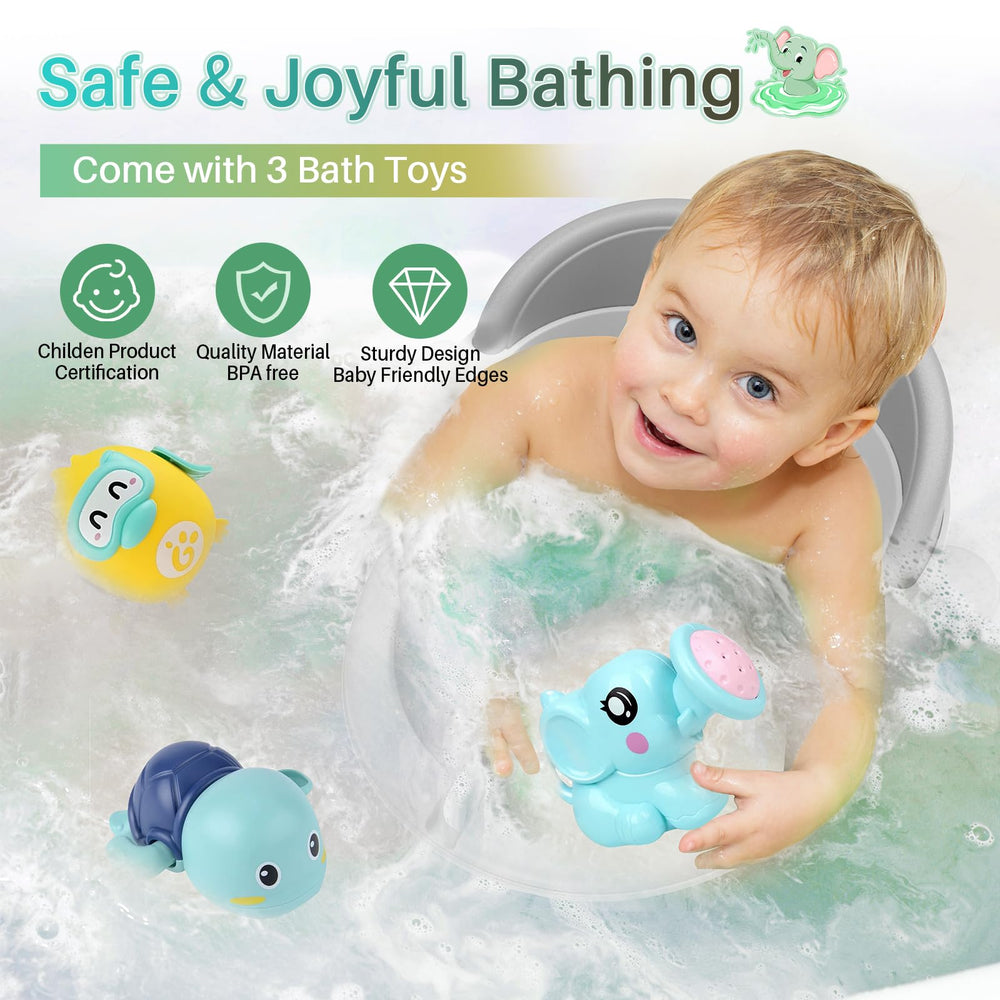 Inaya bath seat ergonomic design supports safe seating for infants.