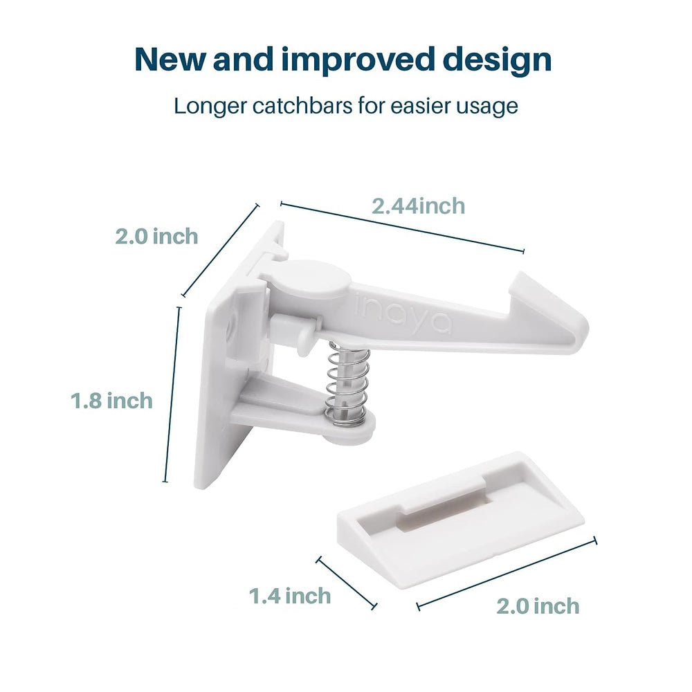 Inaya cabinet locks one-year warranty and support offers buyer confidence.