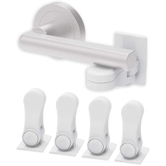 Inaya child-proof door lever lock 4-pack box for quick home safety setup.