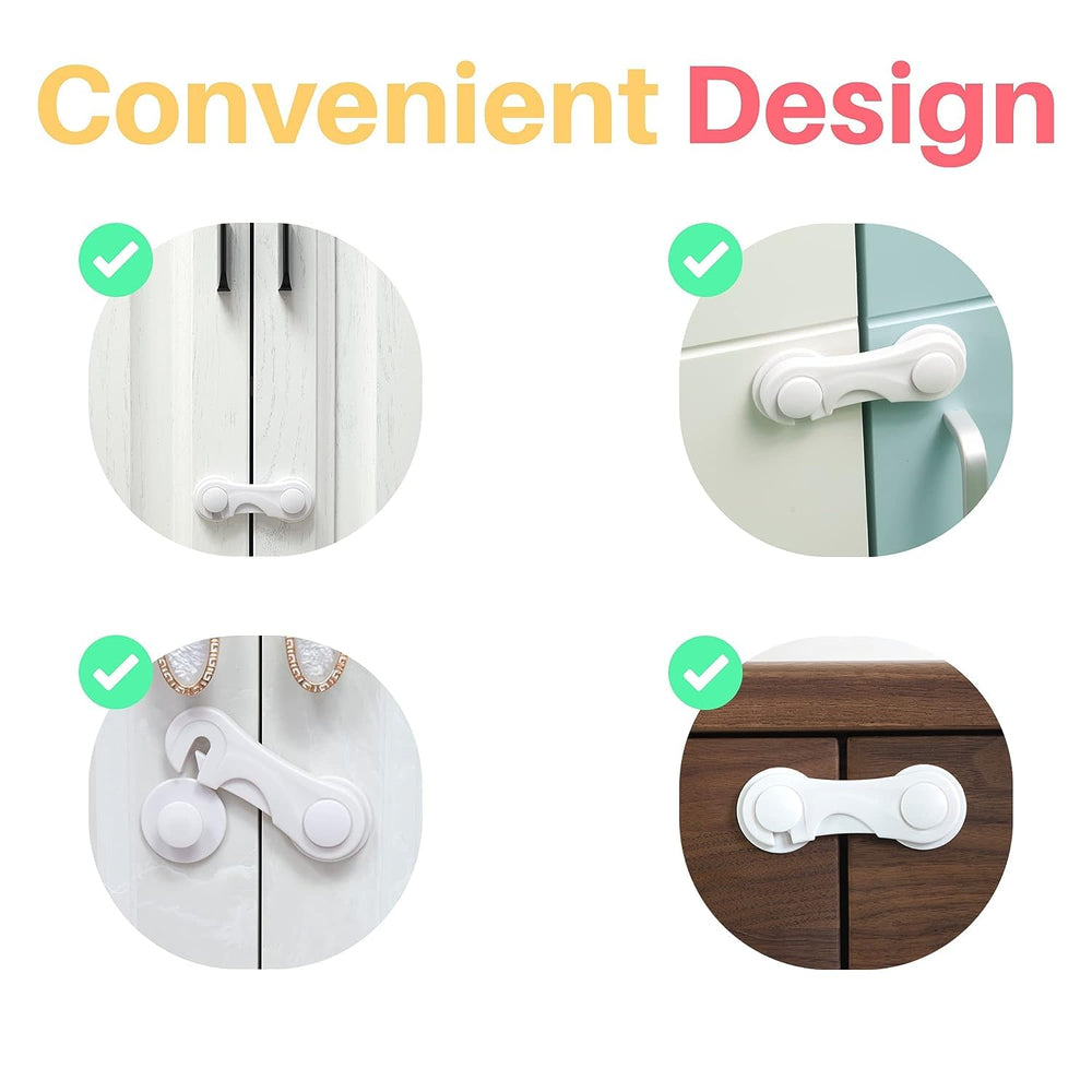 Inaya closet locks blend with interiors while enhancing child safety.