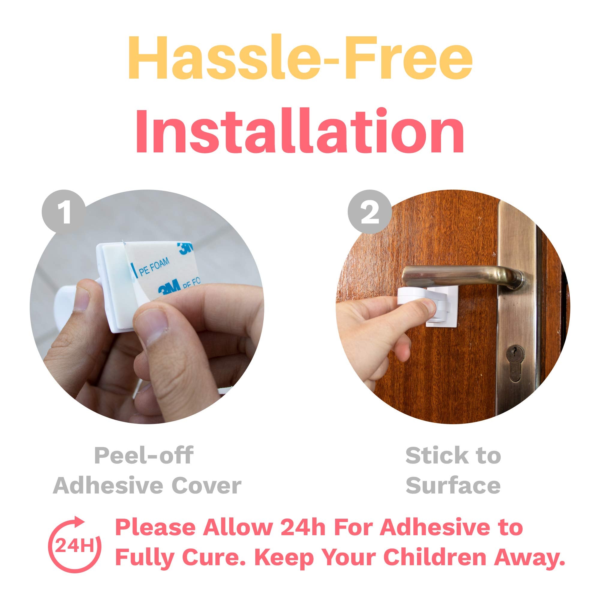 Inaya damage-free removal preserves doors when the lock is no longer needed