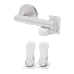 Inaya lever lock two-pack with 3M adhesive for quick, damage-free installation