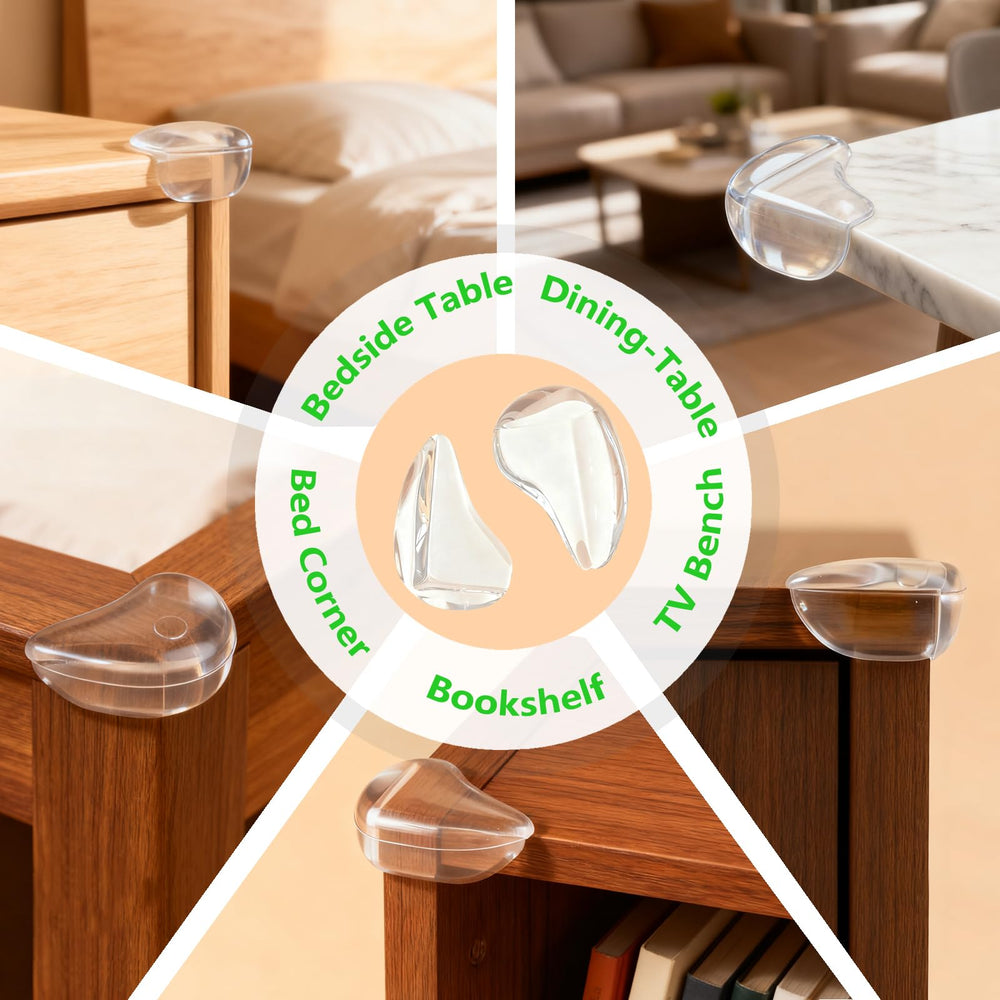 Incenseat easy-clean corner protectors wipe clean after spills and splashes