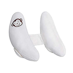 Inchant head-neck support banana pillow shows secure travel comfort.
