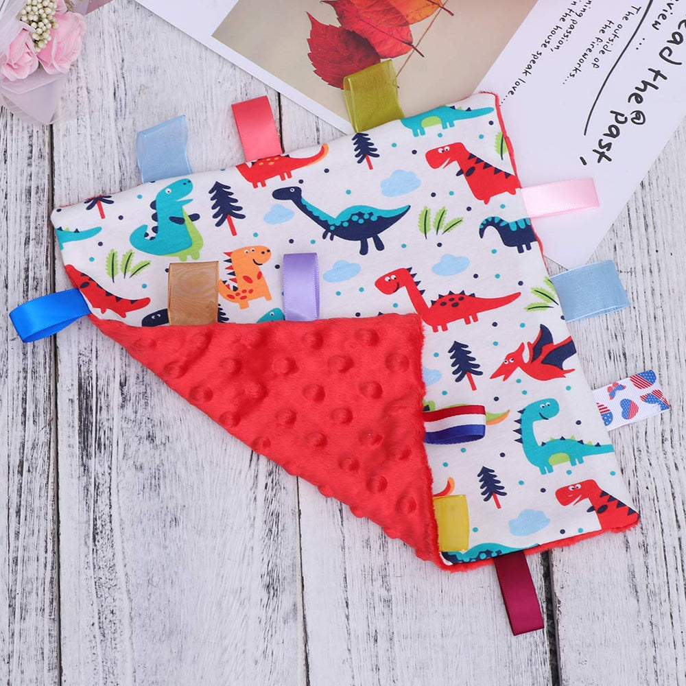 Inchant baby security blanket compact 25cm square for easy on-the-go use.