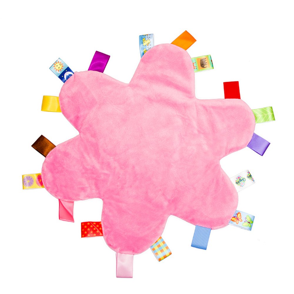 Inchant Taggy security blanket back velvet texture for comforting touch