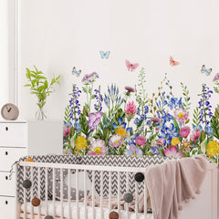 Incholl waterproof floral decals stay durable in kitchens and bathrooms.
