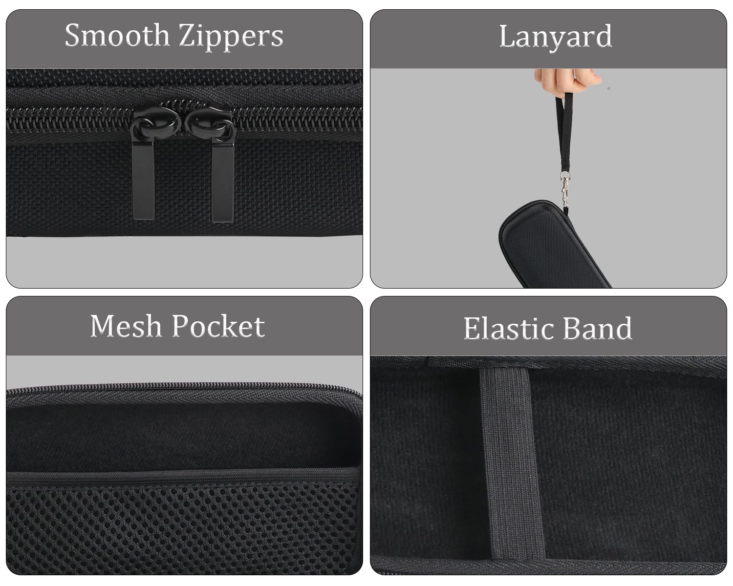inDomit hard case velvet interior cushions delicate equipment.