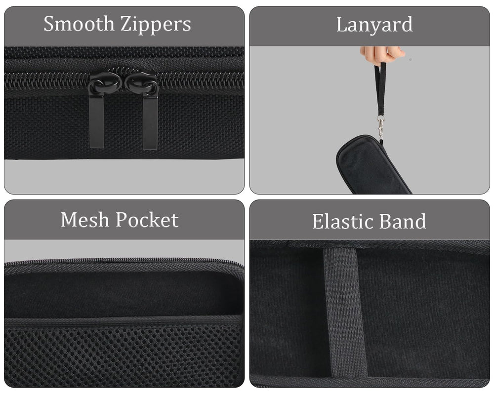 inDomit hard case velvet interior cushions delicate equipment.