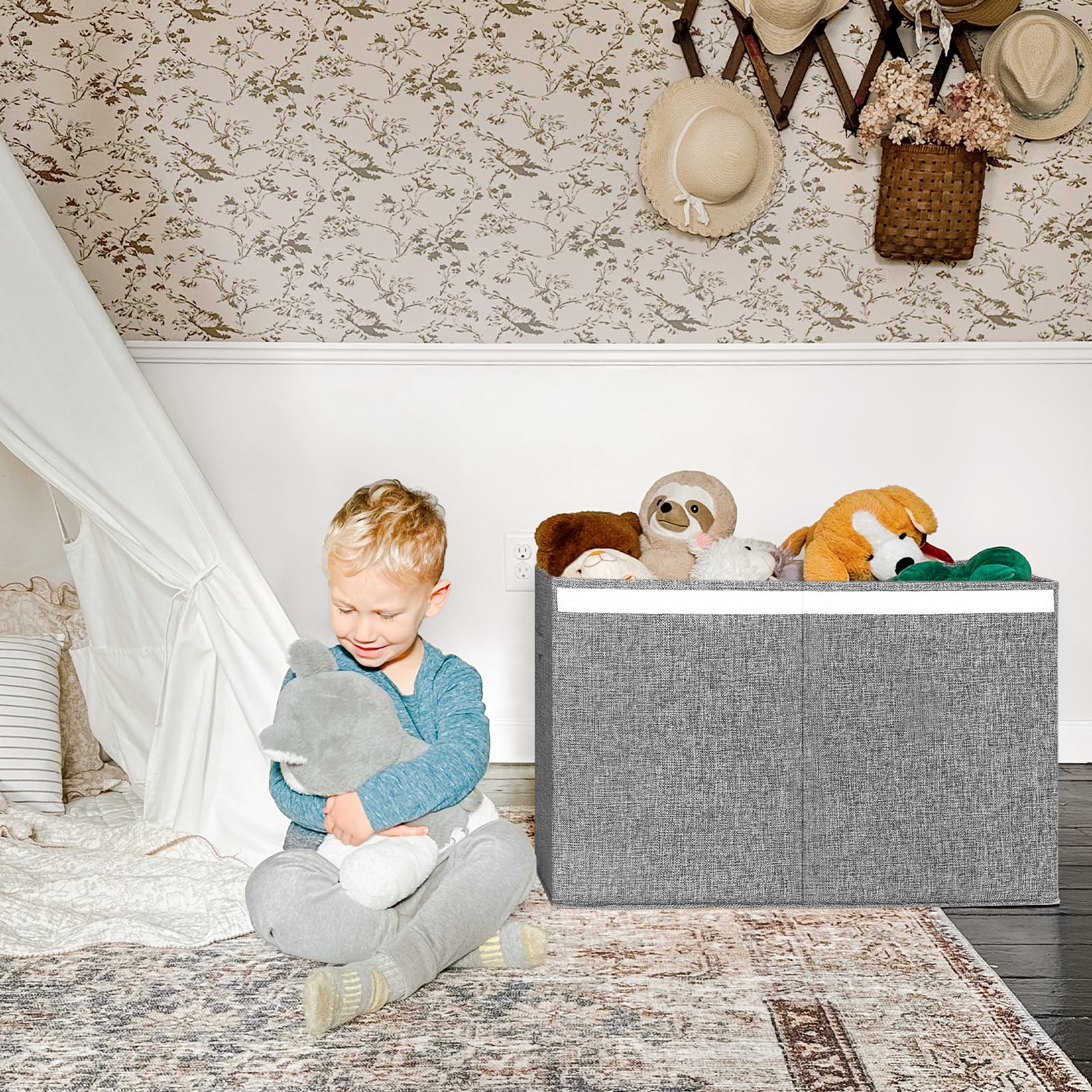 INDRESSME 122L collapsible storage for space saving
