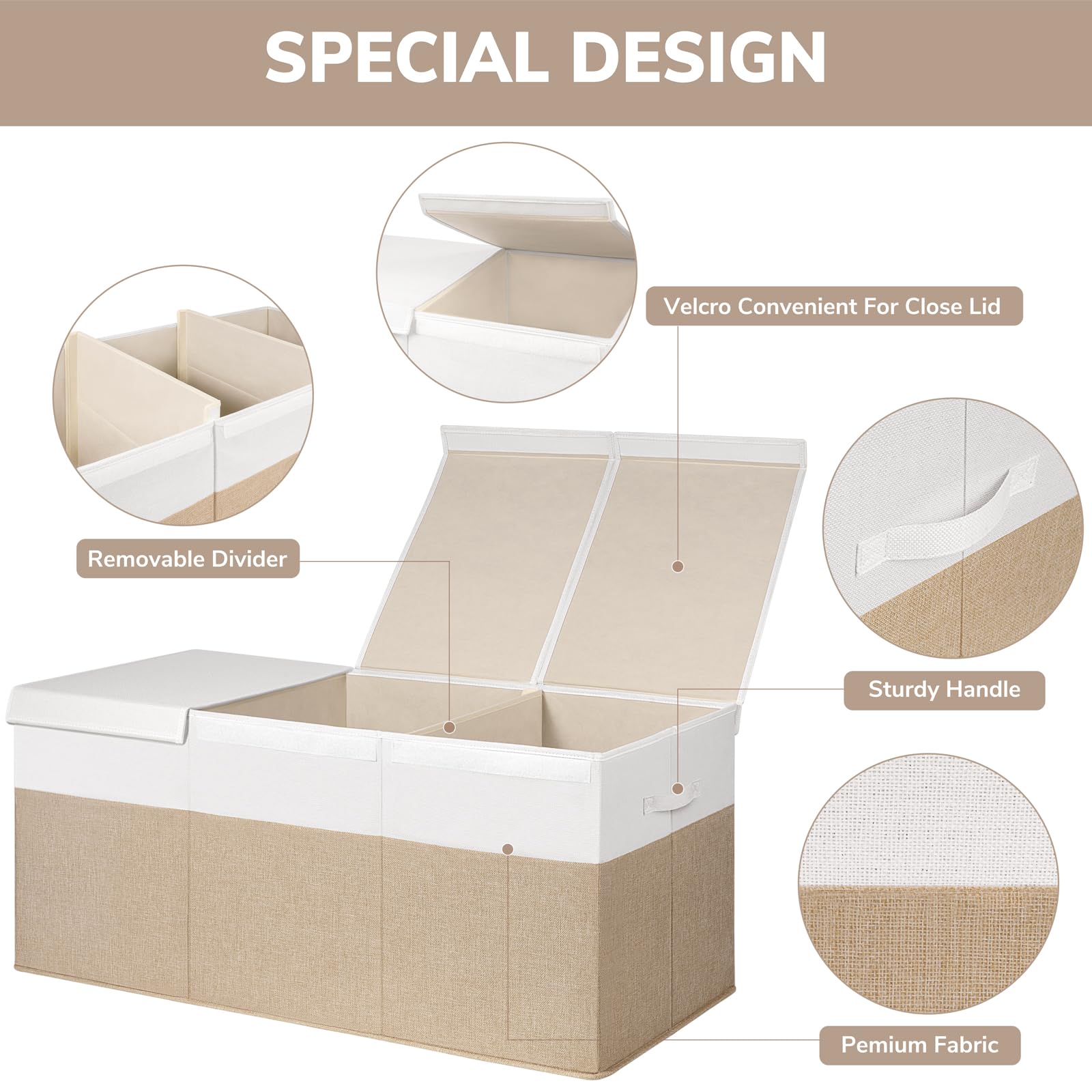 INDRESSME 185L toy box in playroom setup for quick cleanup and organization.