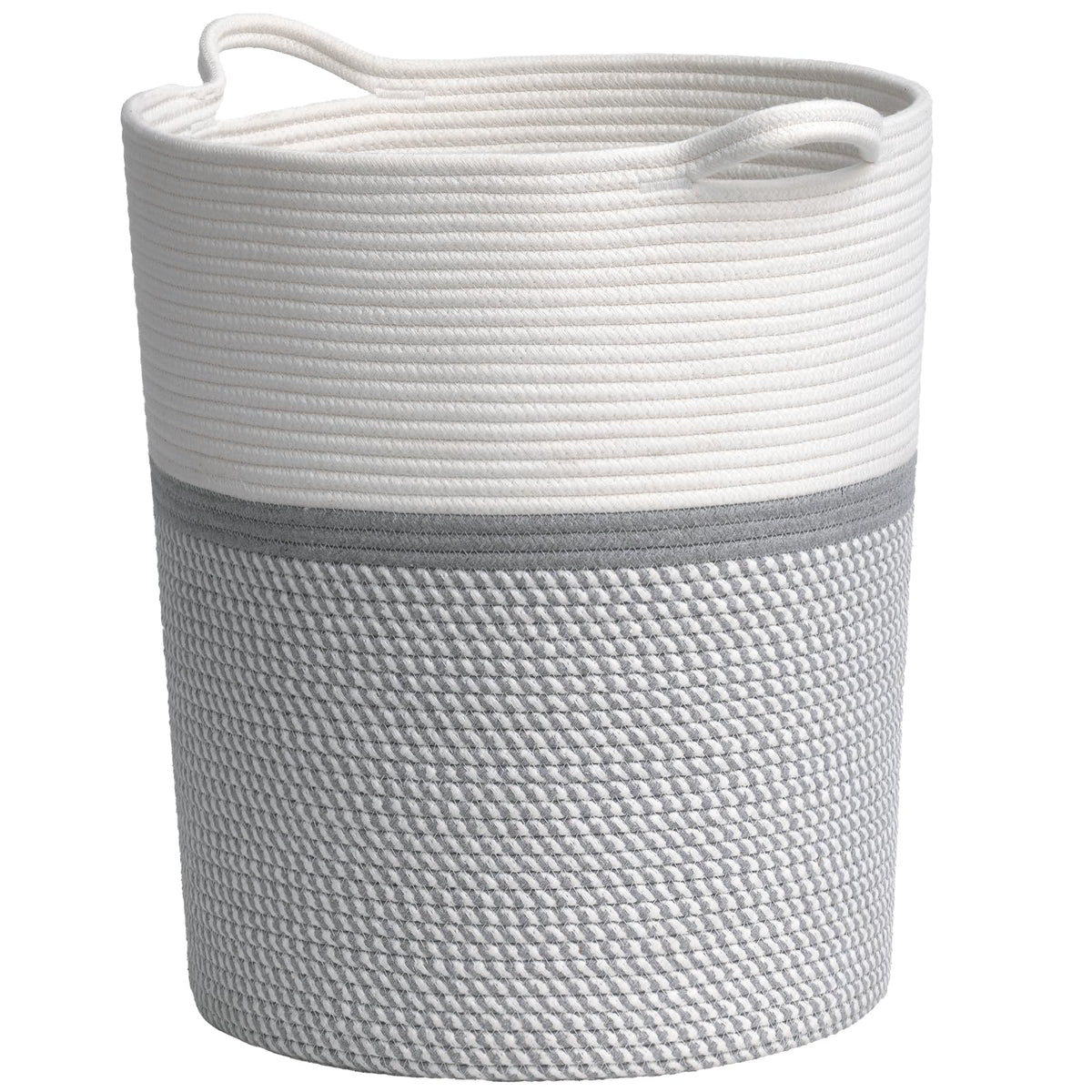 INDRESSME baby laundry basket in gray with a closed top, ideal for tidy nursery storage.
