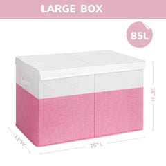 INDRESSME storage bin with removable dividers offers flexible internal organization.