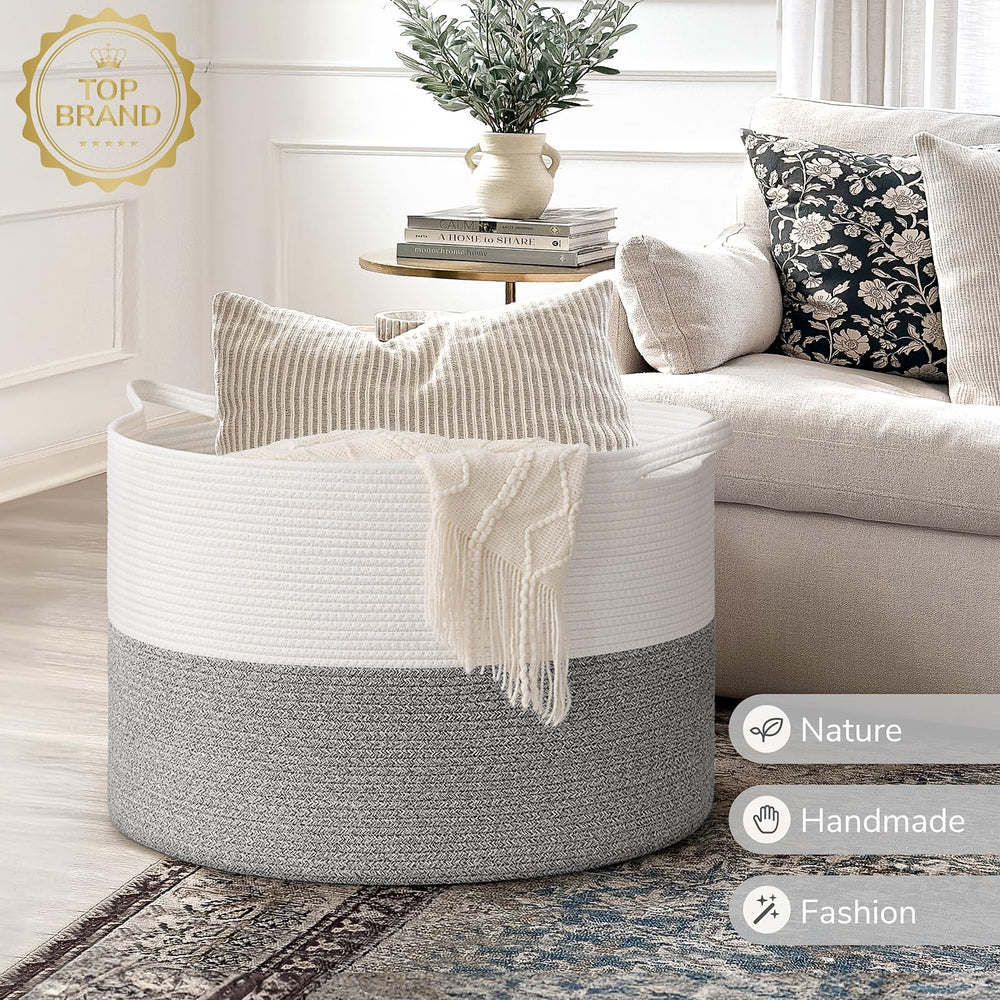 INDRESSME basket—with reinforced weave to resist sagging when loaded.