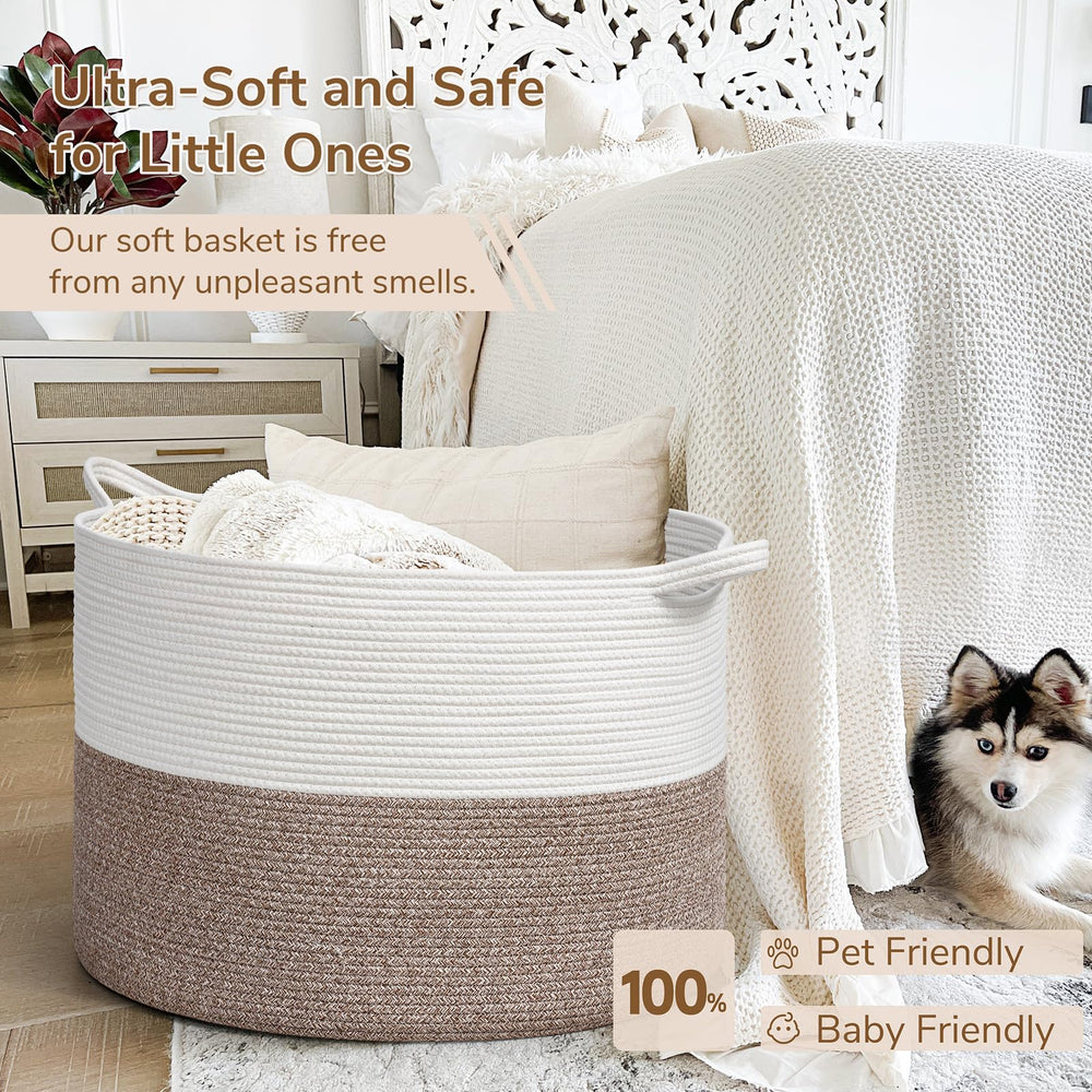 INDRESSME nursery organization uses soft cotton rope material.