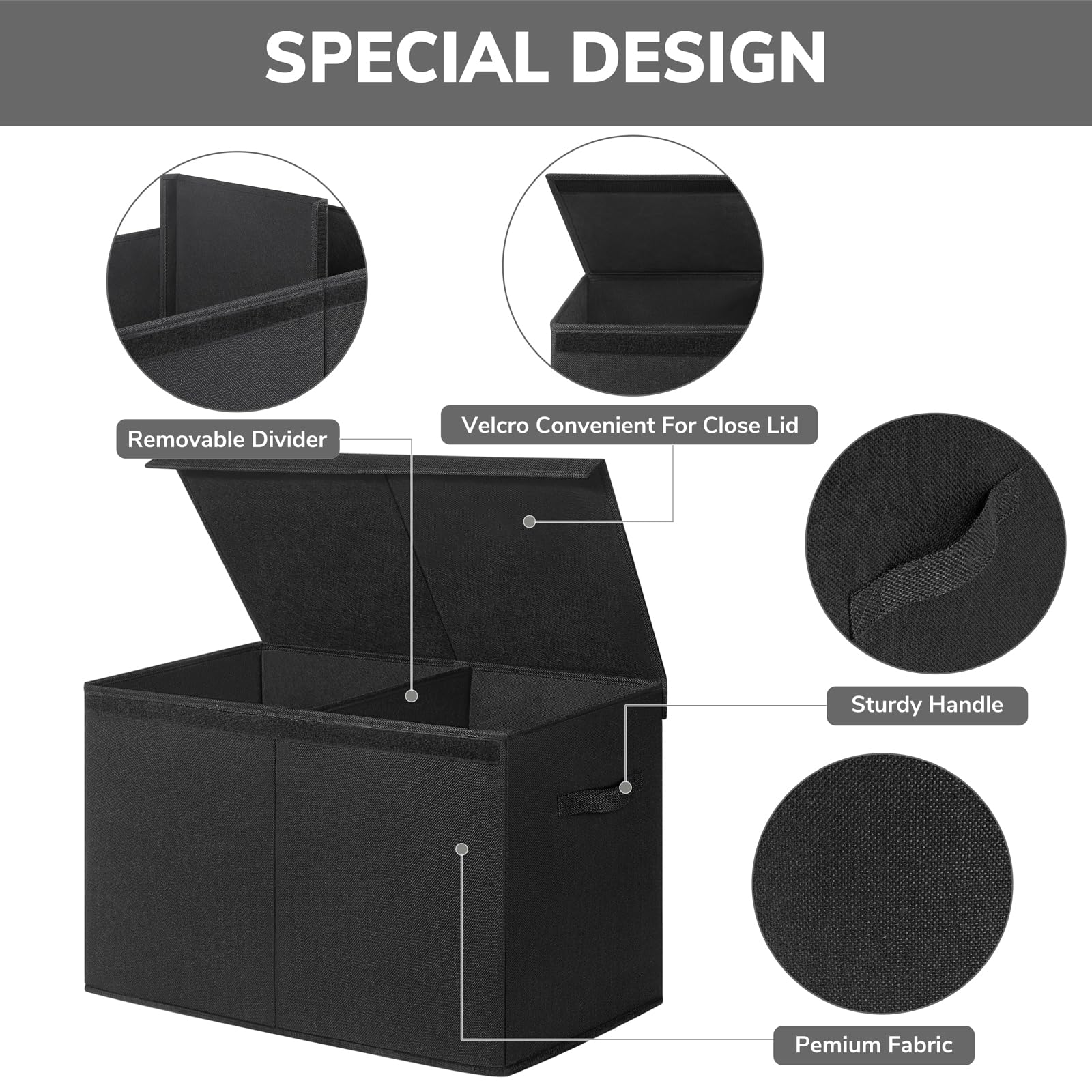 INDRESSME wipe-clean surface keeps storage neat with a damp cloth