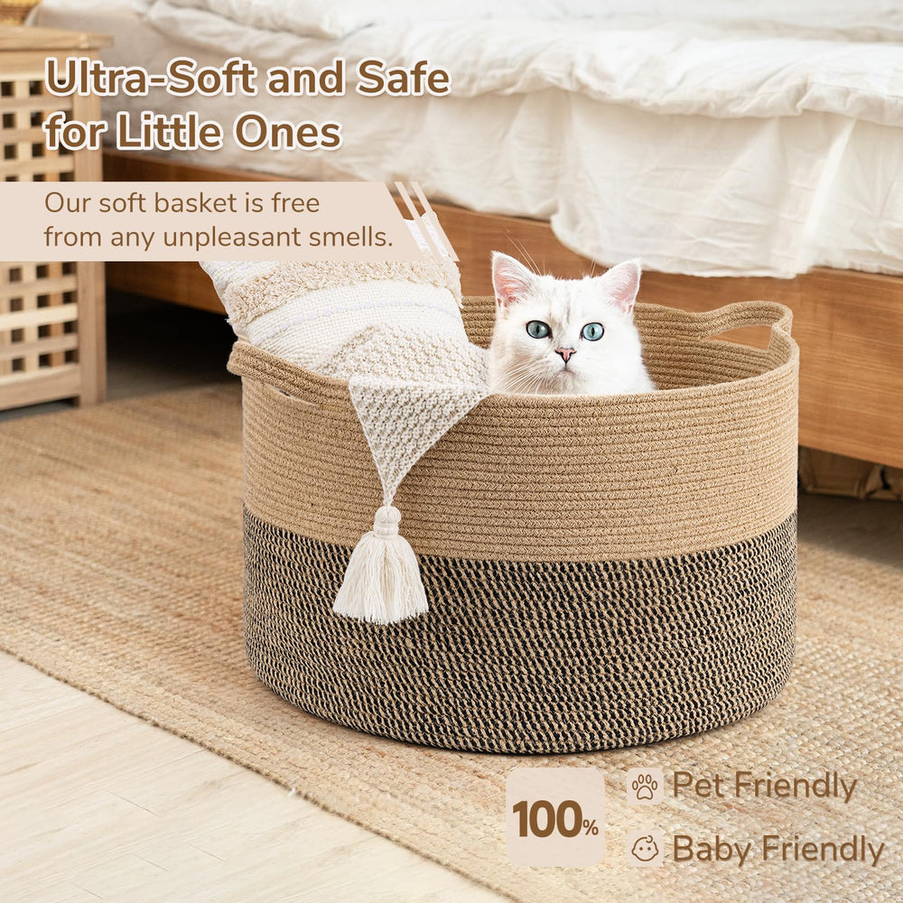 INDRESSME easy-care basket cleans easily to maintain look