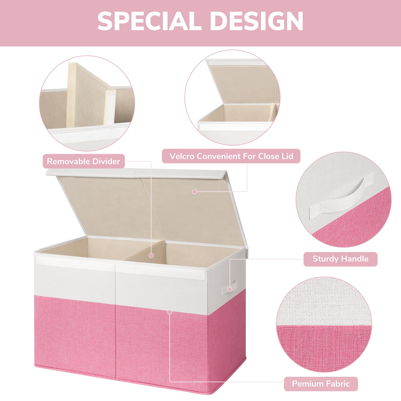 INDRESSME sturdy handles facilitate easy carrying and transfer.