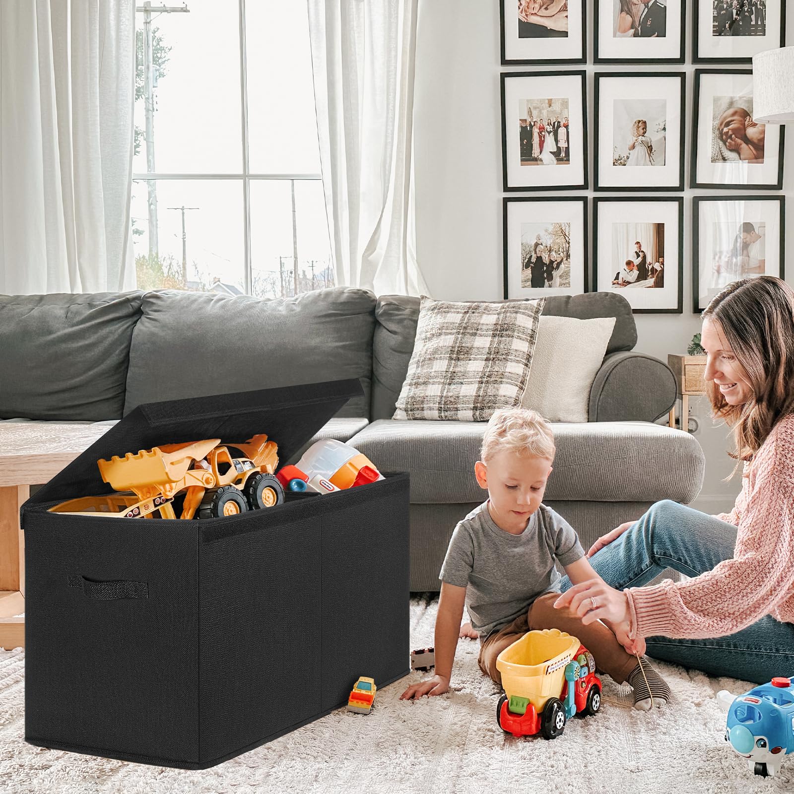 INDRESSME removable dividers inside for flexible toy or clothes organization