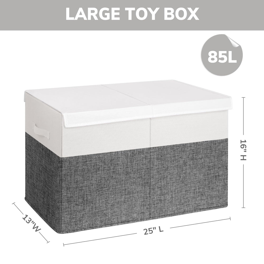 INDRESSME toy storage box with removable dividers showcases flexible organization
