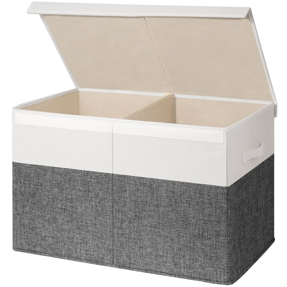 INDRESSME toy storage box with lid demonstrates easy dust protection and tidy playroom organization