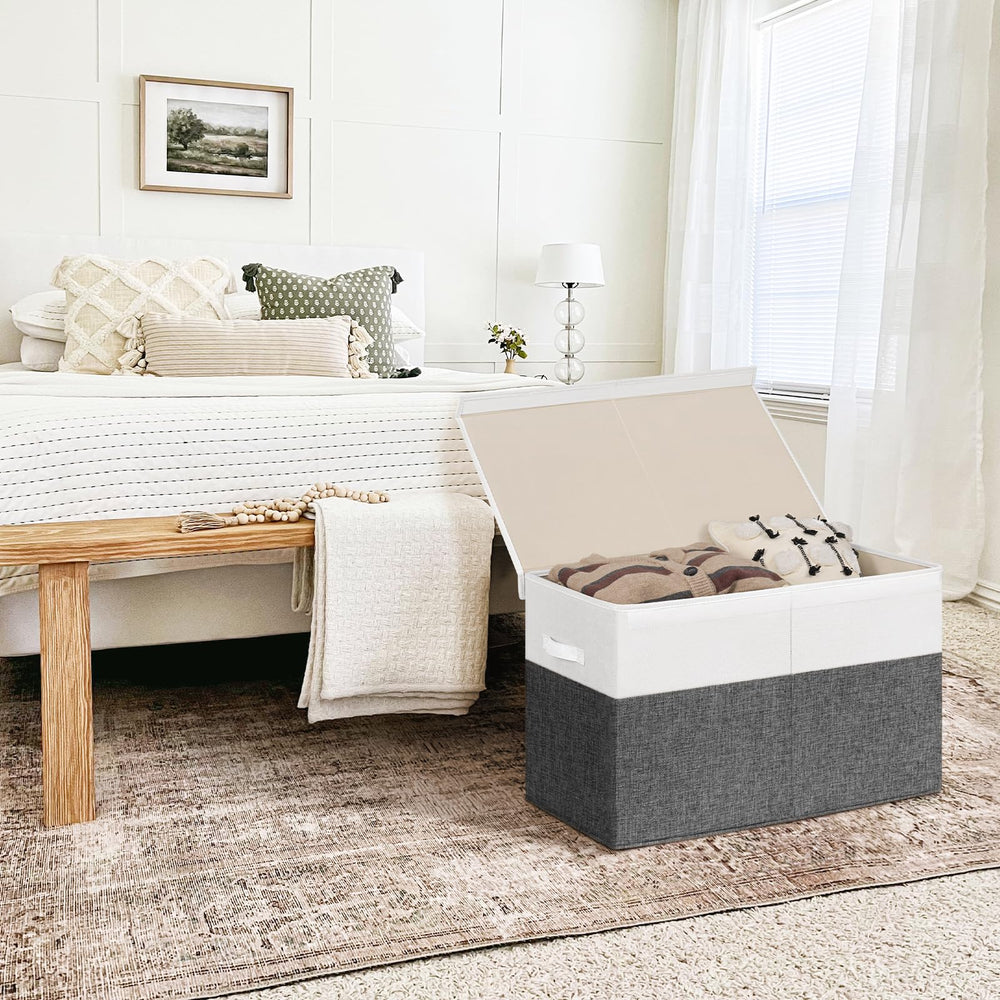 INDRESSME large storage box sturdy handles enable easy carrying