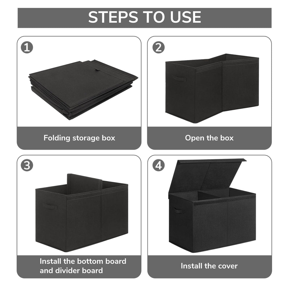 INDRESSME versatile storage bin suitable for bedroom, closet, or dorm