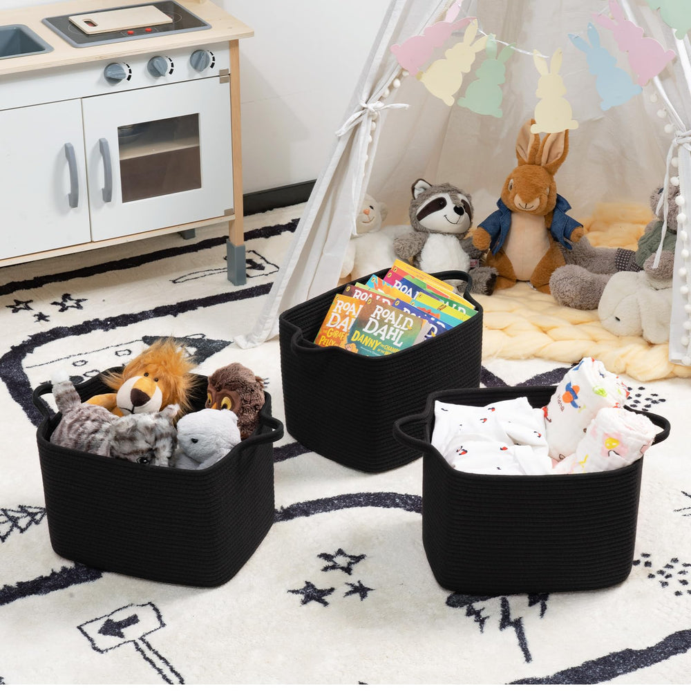 INDRESSME baby gift-ready basket in black design suitable for gifting