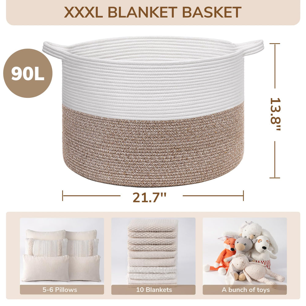INDRESSME XXXLarge basket used for toy storage in a playroom