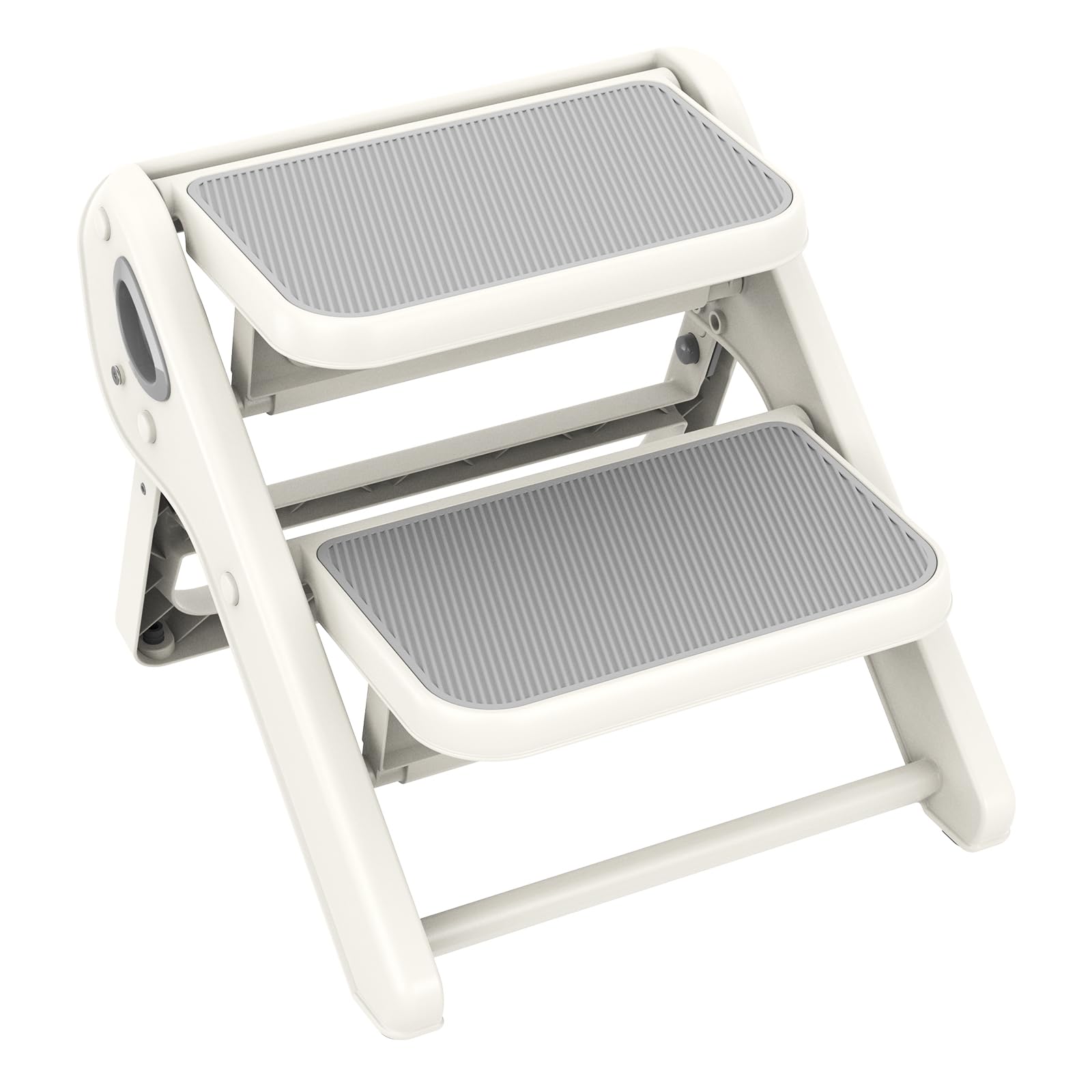 iNeibo toddler step stool folded for compact storage, saving space