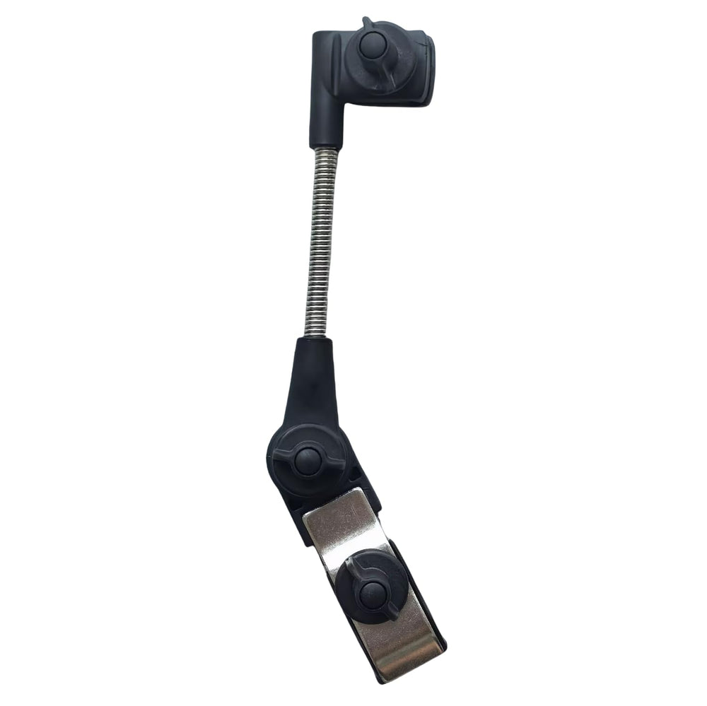 Inf-way umbrella holder with soft padding protects surfaces while shading.