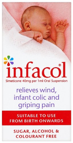 Infacol Colic Relief Drops 50 ml bottle; pack of 2 for gentle gas relief during feeds.