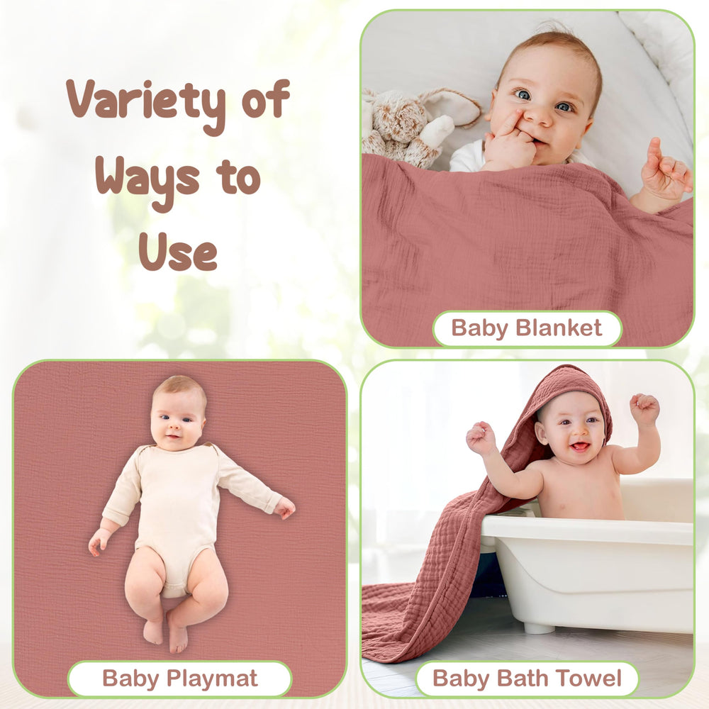 Infancie durable easy-care towels, machine washable and long-lasting.