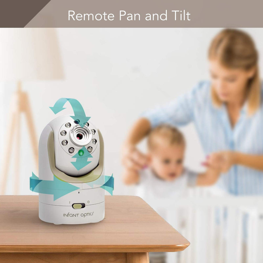Infant Optics DXR-8 wide-angle lens broad room view for safer sleep spaces