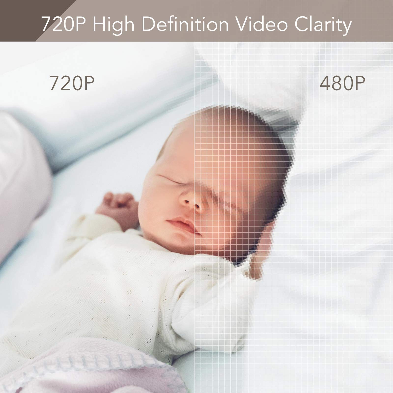 Infant Optics standalone monitor DXR-8 PRO kit-required use case illustrated.