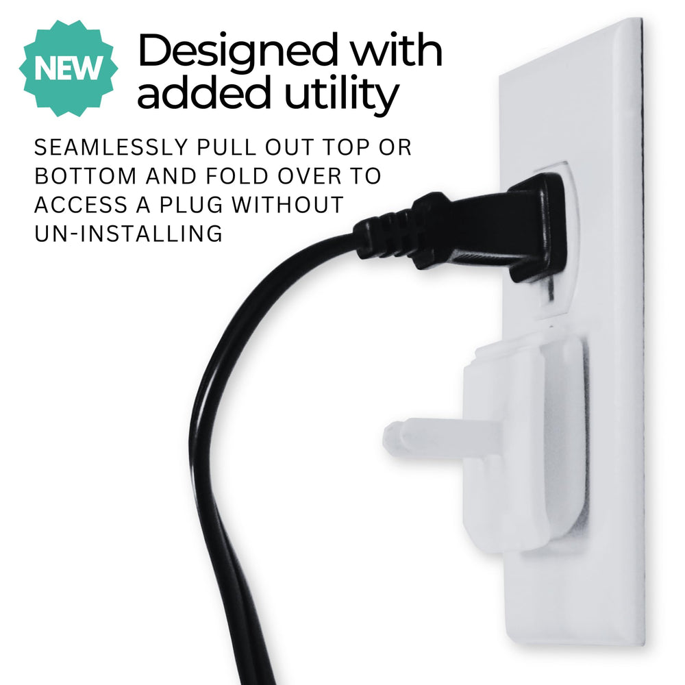Infant Tree 10-pack packaging shows compact storage solution for outlets.
