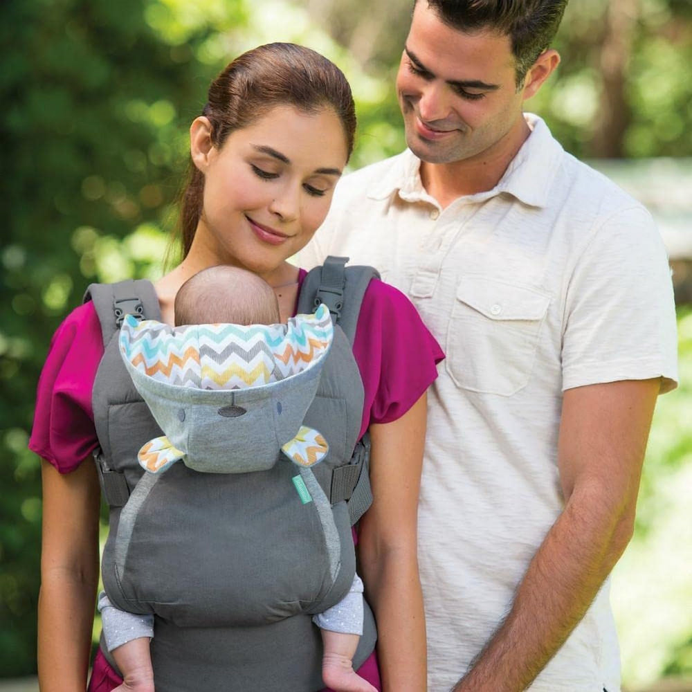 Infantino Cuddle Up Carrier back carry position for long outings