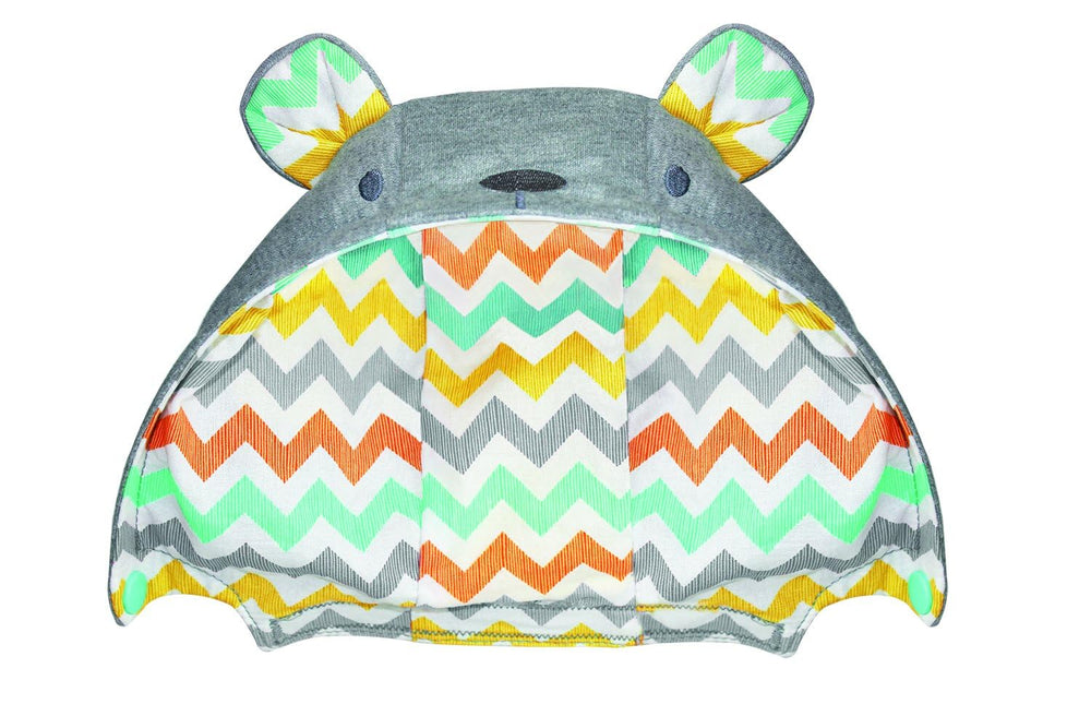 Infantino Cuddle Up Carrier wide ergonomic seat supporting knee-to-knee comfort
