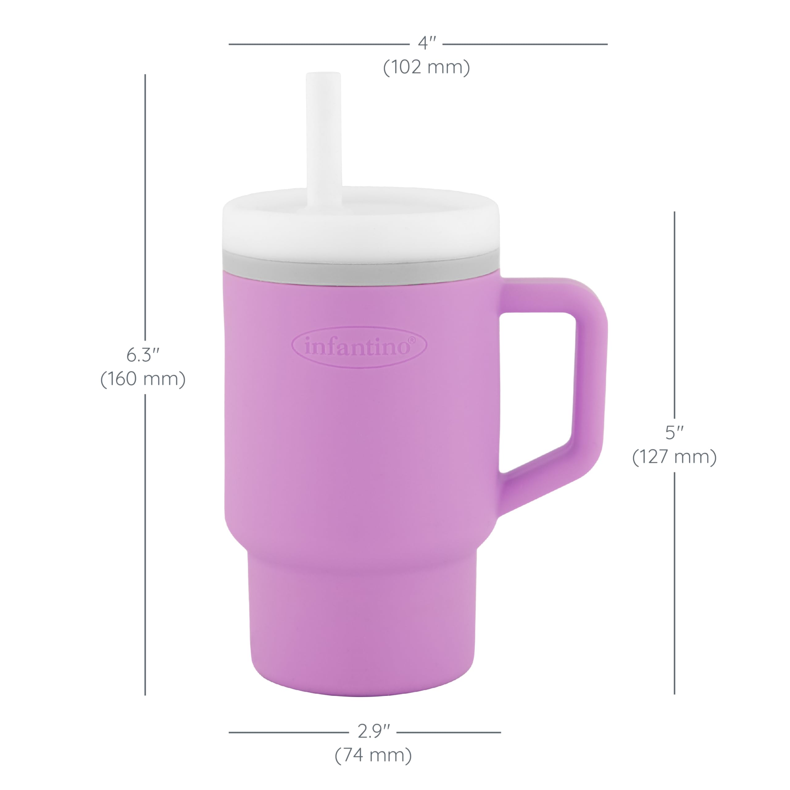 Infantino My 1st Tumbler offers a baby-friendly design for small hands