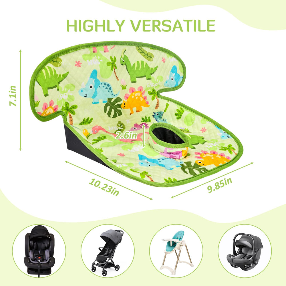 INFANZIA Dry Seat prevents crumbs and spills from reaching the seat surface