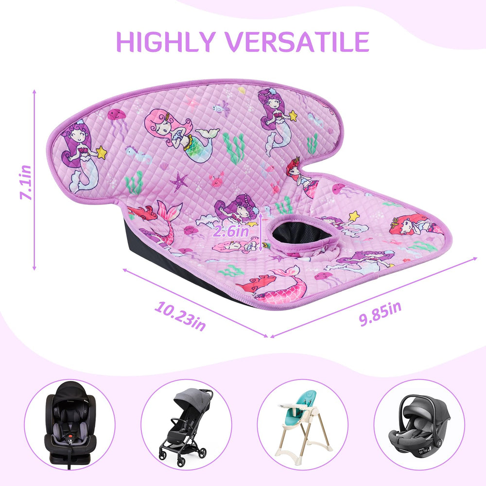 INFANZIA Dry Seat fits all harness systems for secure protection