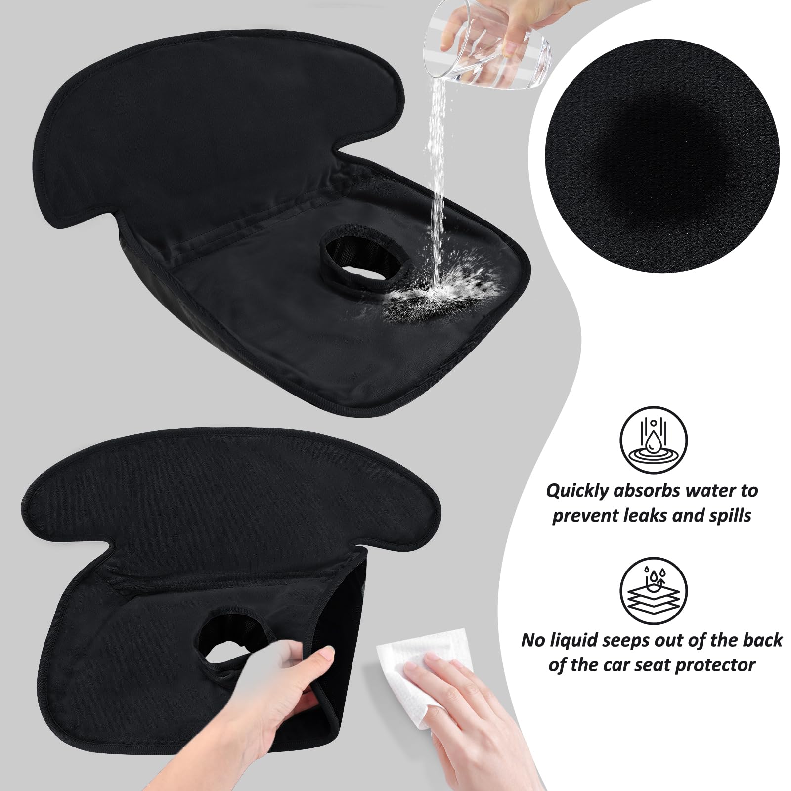 INFANZIA Dry Seat is machine washable for easy care after messes.