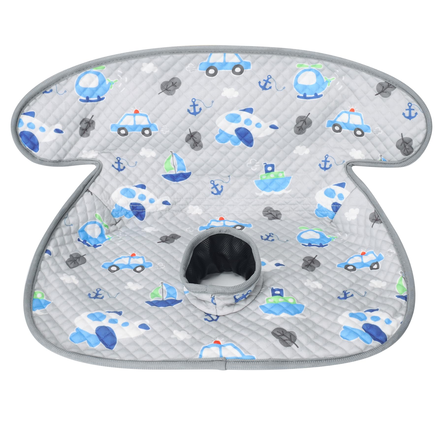 INFANZIA Dry Seat waterproof layer closeup shows spill protection for car seats