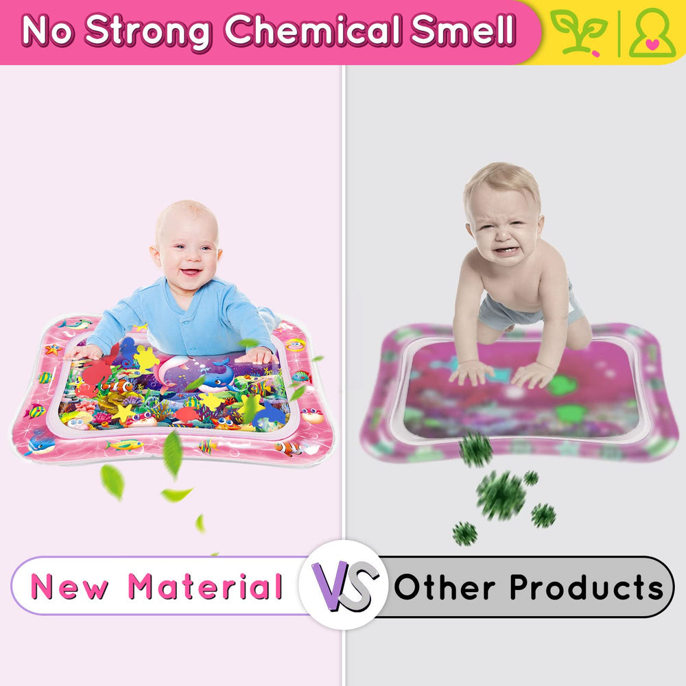 Infinno tummy time mat is travel-ready for on-the-go exploration