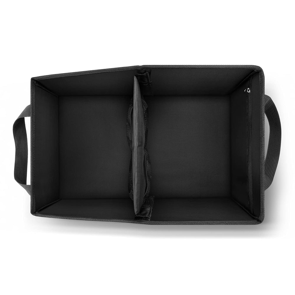 INFIVITA car organizer mesh-pockets keep small items visible and accessible.