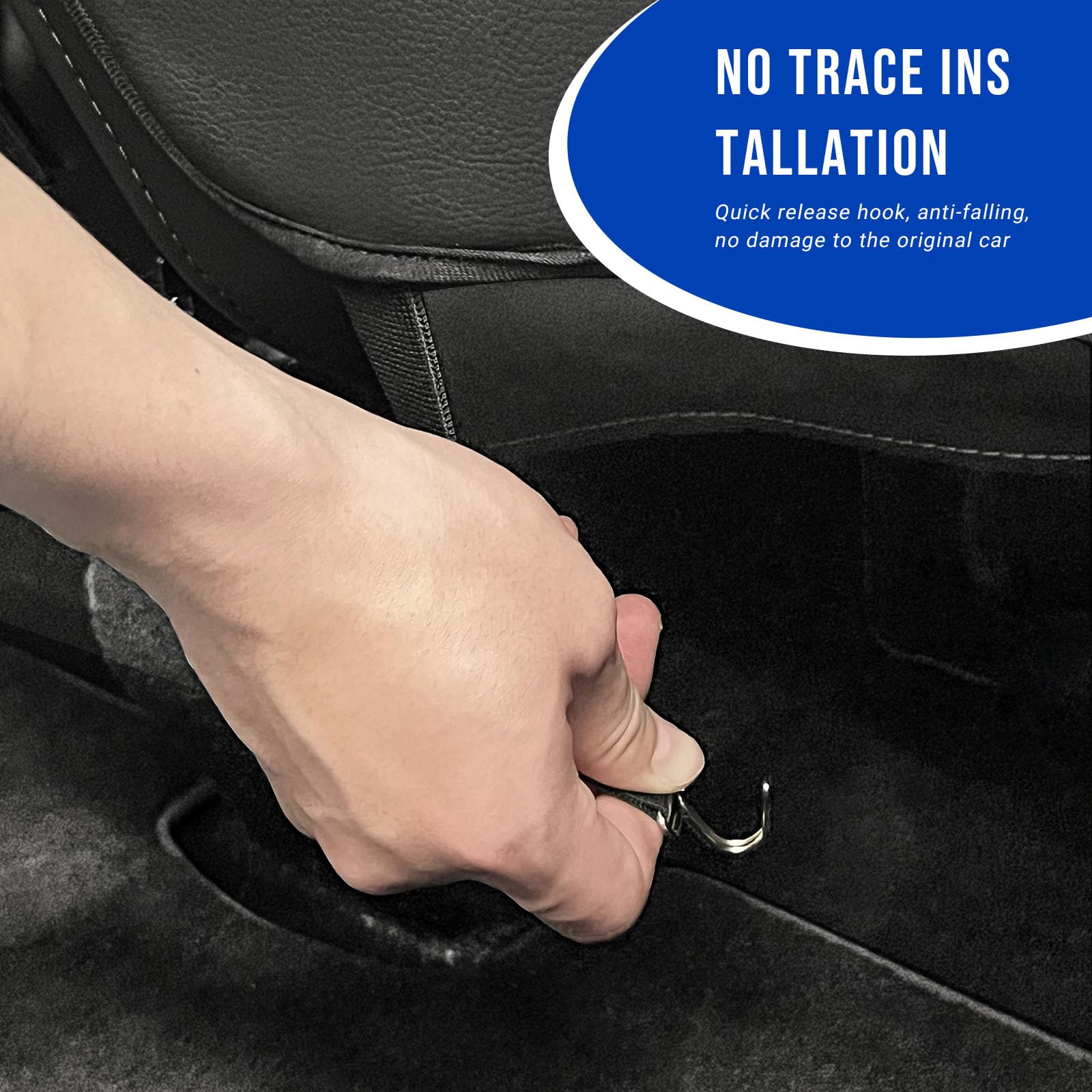 INFIVITA reinforced stitching provides daily wear resistance on Model 3 protector.