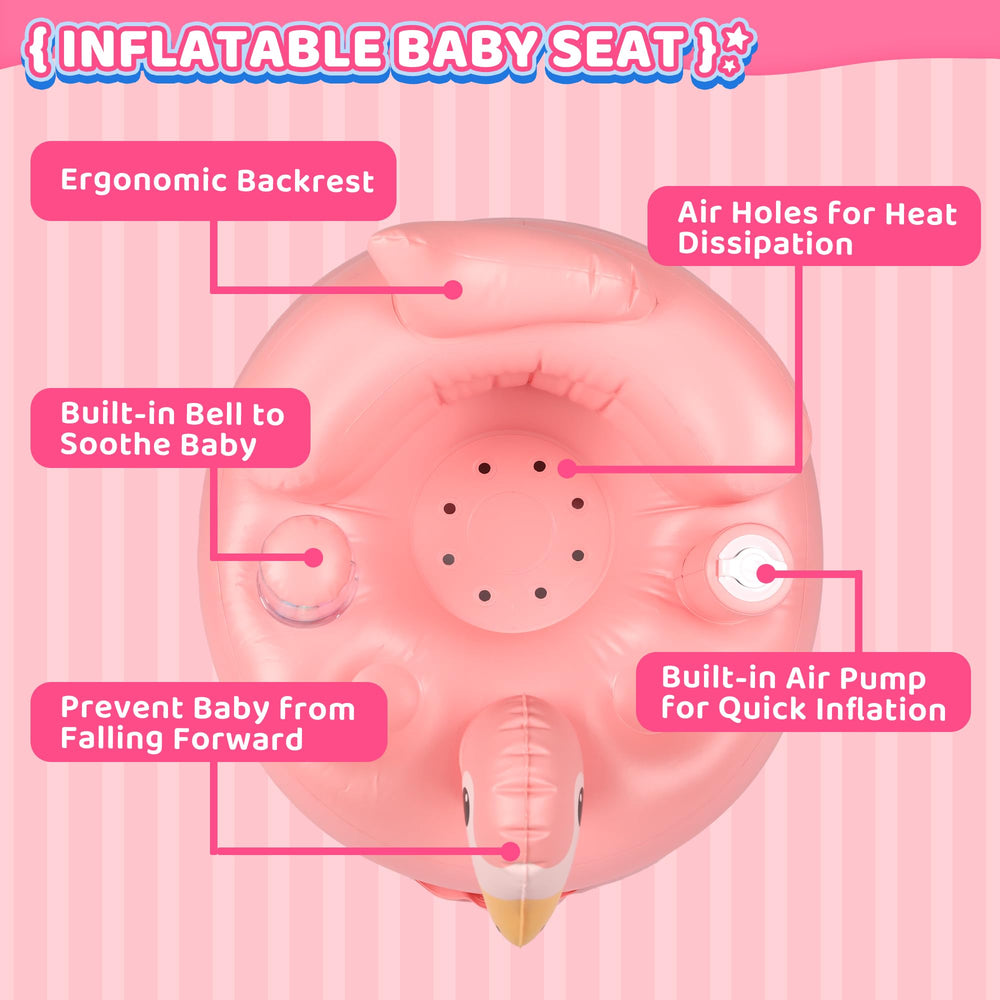 INFLATEFLY inflatable chair with ergonomic back support for comfort.
