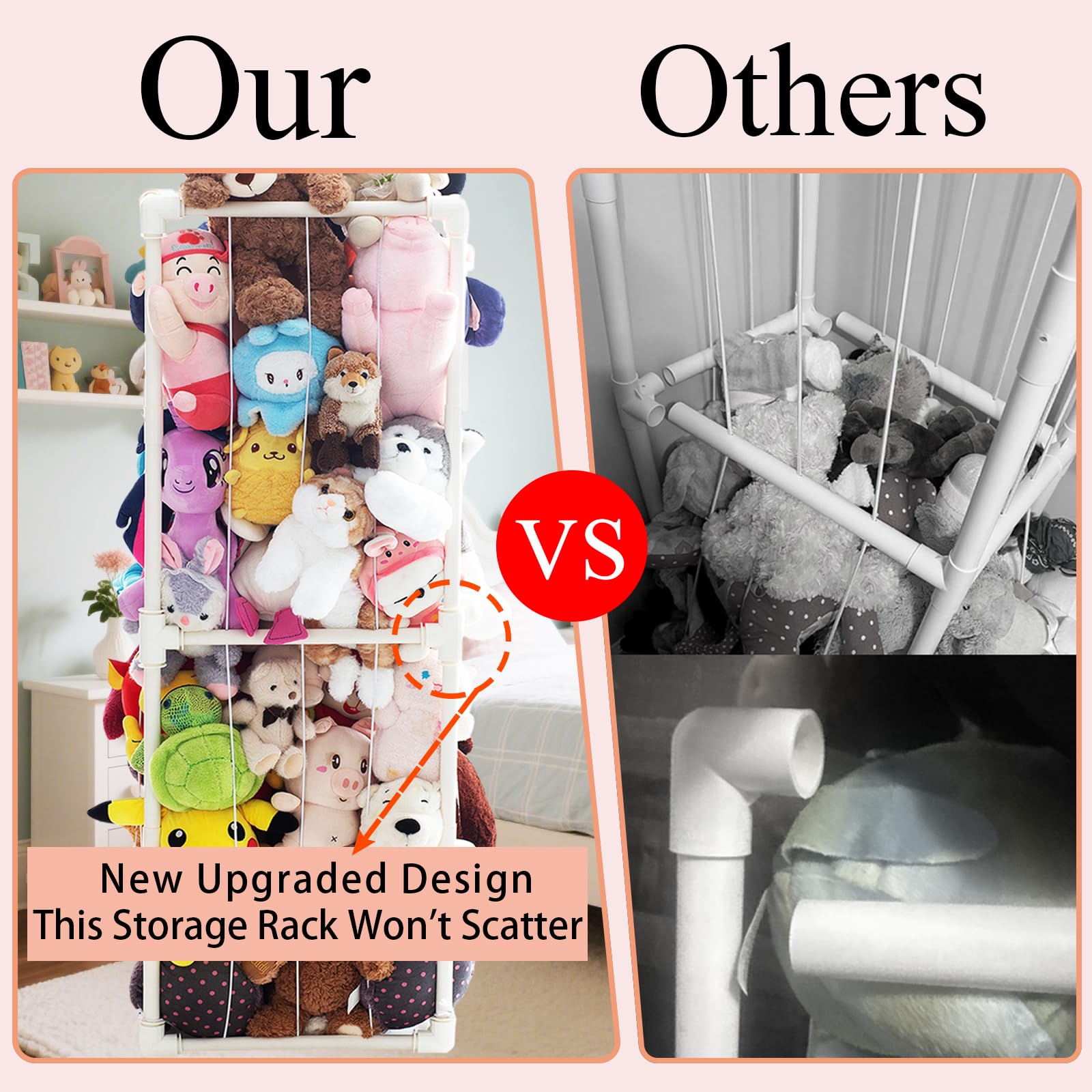 INFTOYCO tool-free assembly enables quick setup in bedrooms or playrooms.